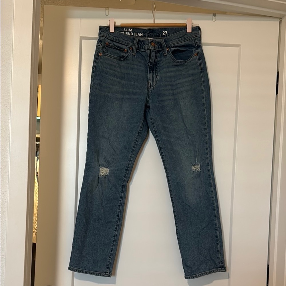 Jcrew slim boyfriend Jeans